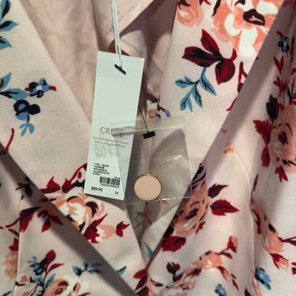 Lane Bryant Women’s Size 16 Floral The Bryant Structured Classic Blazer‎ Jacket - Picture 14 of 16